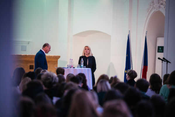 Návštěva europoslankyně Danuše Nerudové na ŠAVŠ