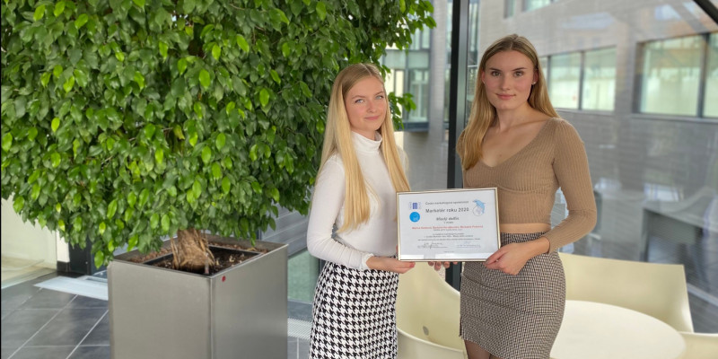 Studentky ŠAVŠ vítězkami soutěže Marketér roku 2020 - Mladý delfín