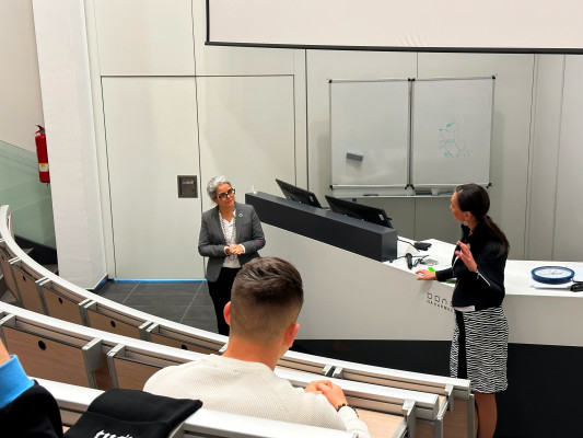 Ayesha Patricia Rekhi, Canadian Ambassador, lectured at the SAU